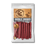 Cattleman's Cut Double Smoked Sausages Meat Sticks, Premium Protein Snacks, Keto Friendly, Gluten Free, Carnivore Travel Snack, Resealable Bag, 12