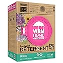 WBM Laundry Detergent Pods, Spring Fragrance Scent, 128 Count - HE Concentrated Laundry Pods With 10x Ultrapower Cleaning and 4D Laundry Stain Remover