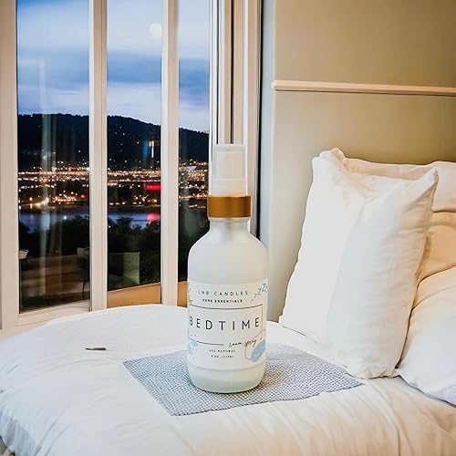 Lavender Chamomile Sleep Calm Scent Natural Room Linen Spray Clean Ingredients Essential Oils Made In USA Vegan Air Freshener Interior Long Lasting