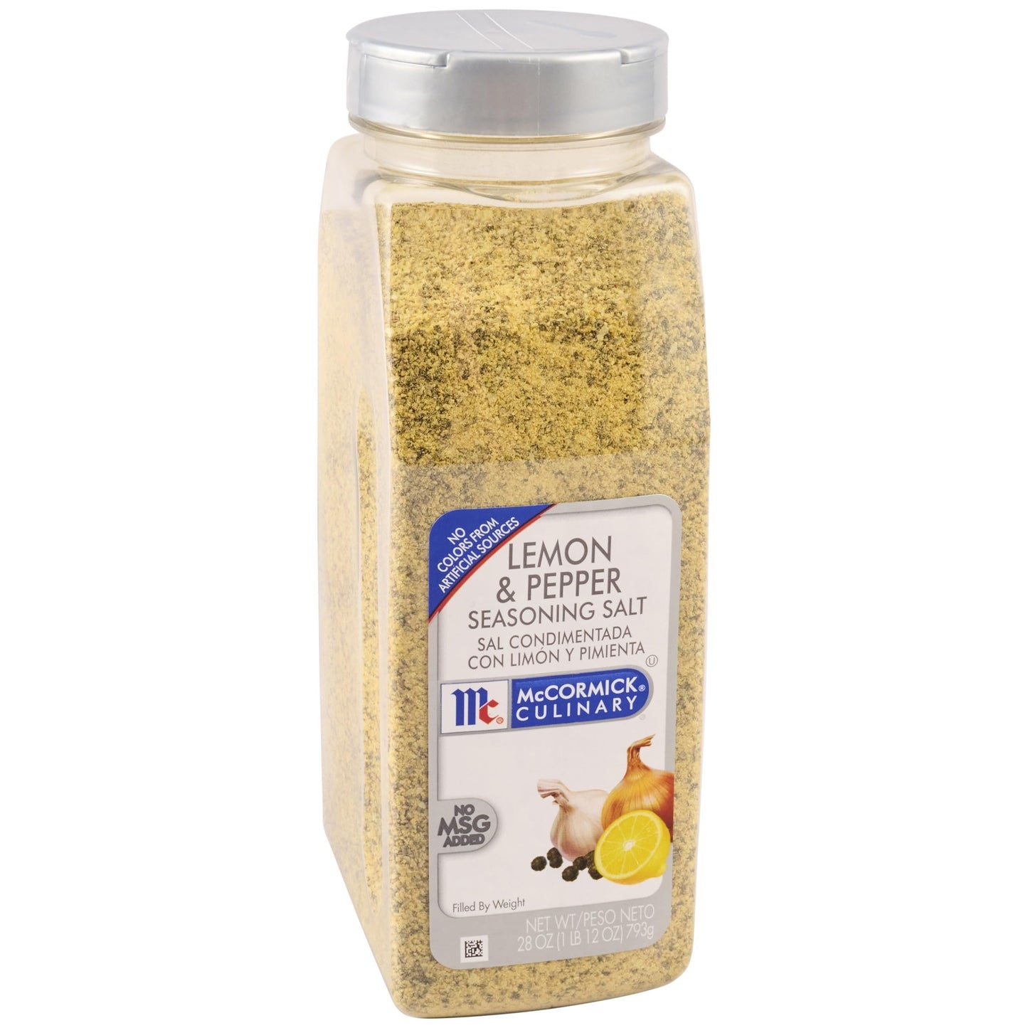 McCormick Culinary Lemon & Pepper Seasoning Salt, 28 oz - One 28 Ounce Container Lemon Pepper Seasoning, Perfect for Asparagus, Broccoli, Brussels