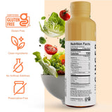 Pietro Japanese Ginger Dressing, Marinade & Vinaigrette - No MSG, Gluten Free Asian Salad Dressing for Vegetables, Seafood, Rice & Grain Bowls - 6