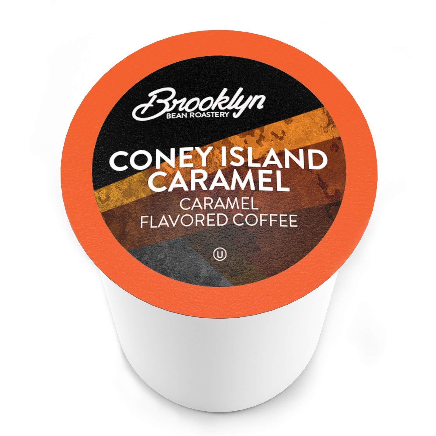 Brooklyn Beans Coney Island Caramel Gourmet Coffee Pods - Compatible with Keurig K Cup Brewers Including 2.0 Machines, 40 Count, Rich and Creamy