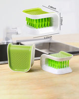 YQBOOM Blade Knife Cleaner Kitchen Washing Brush Chopsticks Cutlery Cleaning Brush Double-Sided Scrubber Multifunctional Knife Sponge