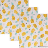 SWEDEdishcloths - Cellulose Sponge Dish Towels - Set of 3 Pineapple Collage Swedish Dish Cloths