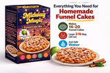 Carnival Food Funnel Cake Mix- Includes 2lb Funnel Cake Mix - Makes Up to 24 Funnel Cakes - Funnel Cake Maker - Mix For Funnel Cake for Easy Frying and Perfect Results (Apple & Cinnamon)