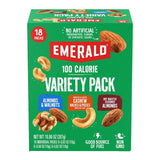 Emerald Nuts Mixed Nuts Variety Pack 18ct (1-Pack) , 100-Calorie Individual Packs , Features Dry Roasted Almonds, Natural Almonds & Walnuts