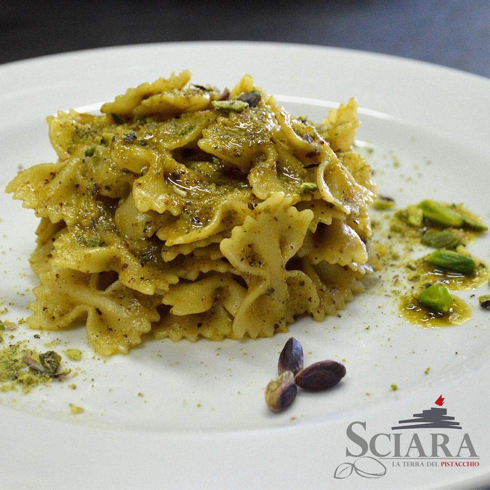 Sciara | Sicilian Pistachio Pesto | Premium Quality Pistachio from Bronte, Italy | Glass Jar 190g (6.7 oz) (Pack of 2)