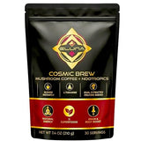 Eluna Mushroom Coffee - 7 Mushroom Blend with L-Theanine - Smooth, Creamy Taste, Calm Energy - Low Caffeine - 30 Servings