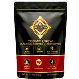 Eluna Mushroom Coffee - 7 Mushroom Blend with L-Theanine - Smooth, Creamy Taste, Calm Energy - Low Caffeine - 30 Servings
