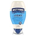 Best Foods Mayonnaise Light Mayo 1 ct For a Creamy Condiment or Sandwich Spread 60% Less Fat and Calories than Regular Mayonnaise 20 oz