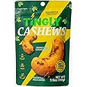 50Hertz Tingly Cashews - Numbing Mala Snack with Sichuan (Szechuan) Pepper, Sweet & Savory Roasted Cashews, Unique Tongue-Tingling Flavor, Vegan, 3.5