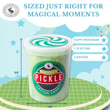 CHOCOLATE STORYBOOK Gourmet Flavored Cotton Candy - Unique Idea for Holidays, Birthdays, Gag Gifts, Party Favors (Pickle, 1.75 oz, 1-Pack)