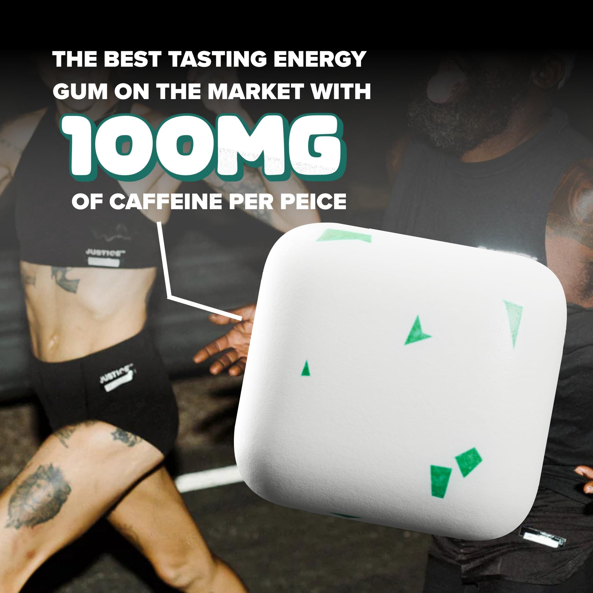 Rev Gum Caffeine Energy Gum | Extra Strength 100mg of Caffeine per Gem | Spearmint Sugar Free Caffeine Gum - Low Calorie Chews to Help You Stay Alert
