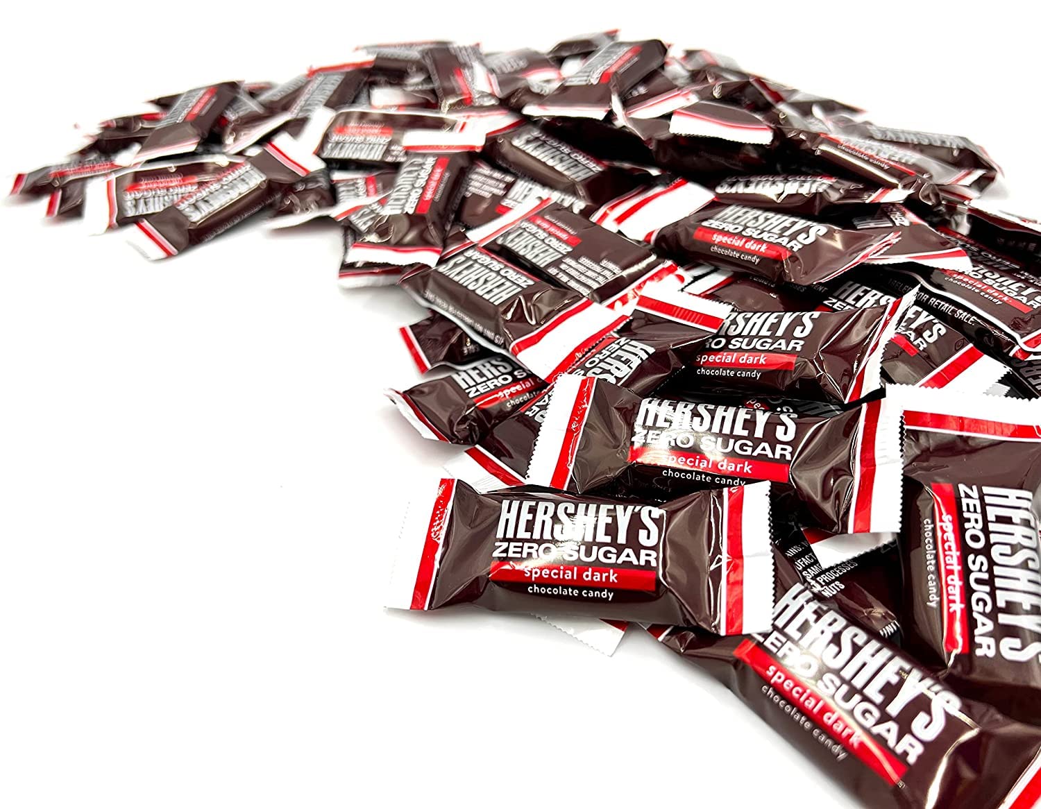 Sugar Free Chocolate - Sugar Free Special Dark Chocolate - 6 Pound Bag - Bulk s Zero Sugar - Individually Wrapped Chocolate - Queen Jax