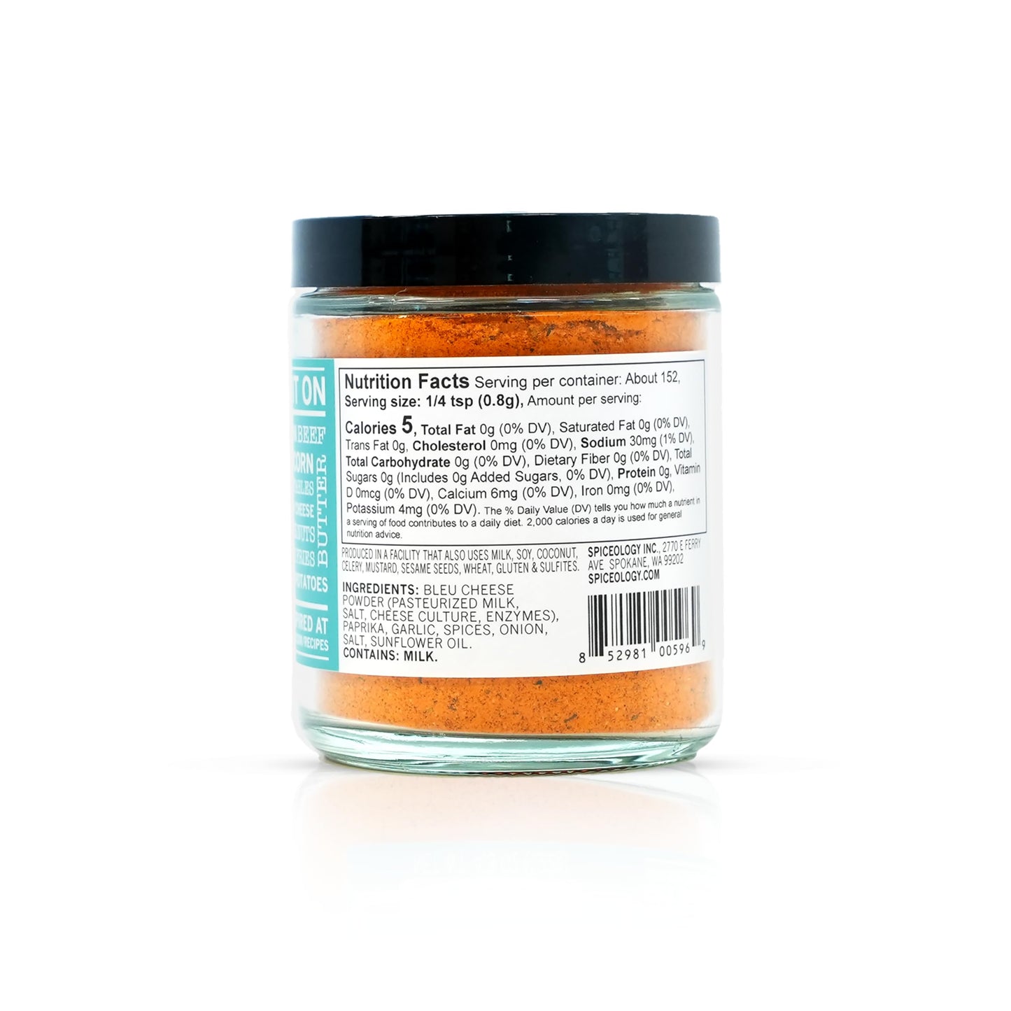 Spiceology - Black & Bleu Cajun Seasoning - Gourmet Blend of Real Bleu Cheese & Blackening Spices - Perfect for Chicken, Steak, Burgers, Seafood