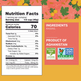 Ziba Foods Kishmish Raisins | Non-GMO, Vegan, Whole 30 Friendly & Paleo | Superfood Naturally High in Fiber, Iron and Immune Boosting Antioxidants