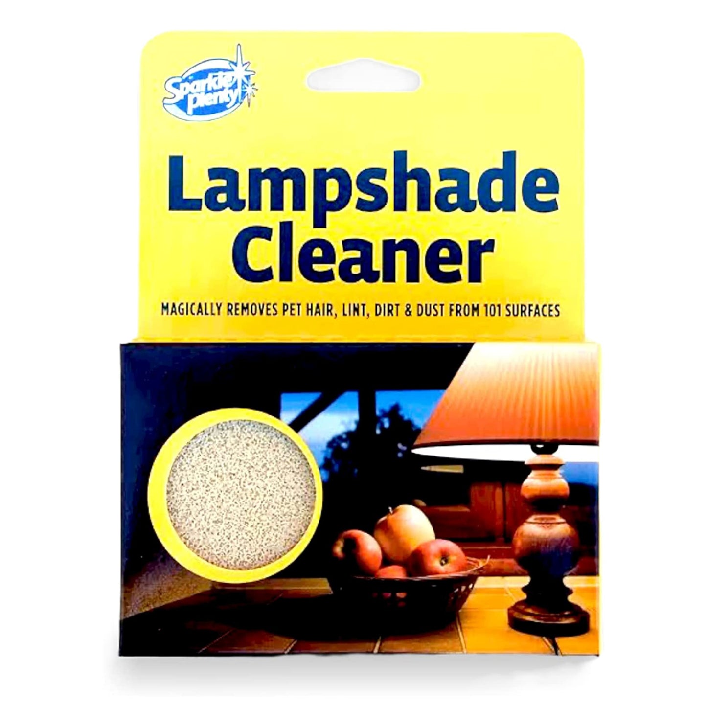 Sparkle Plenty Lampshade Cleaner - Dry Magic Dust Sponge for Lamp Shade - Dry Dusting Sponge Scrub for Fabric & Window Blinds - Effortless Duster