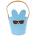 Animal Adventure | Peeps | 7” Collectible Blue Bunny Felt Basket