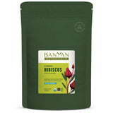 Banyan Botanicals Hibiscus Powder - Organic Hibiscus sabdaiffa - For Refreshing Hibiscus Tea - Supports Healthy Hair & Skin* - 1 lb. - Non-GMO
