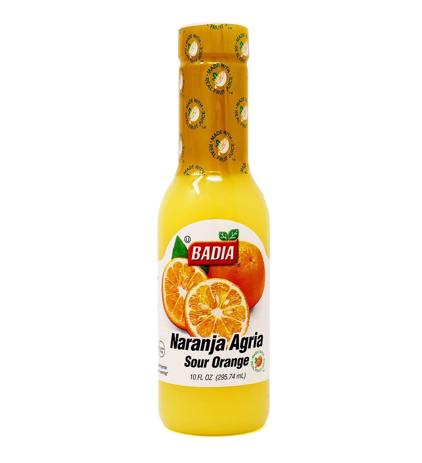 Badia Sour Orange, Naranja Agria 10 fl oz - Tangy, Citrusy & Bright Flavor for Mojo, Marinades and Grilling