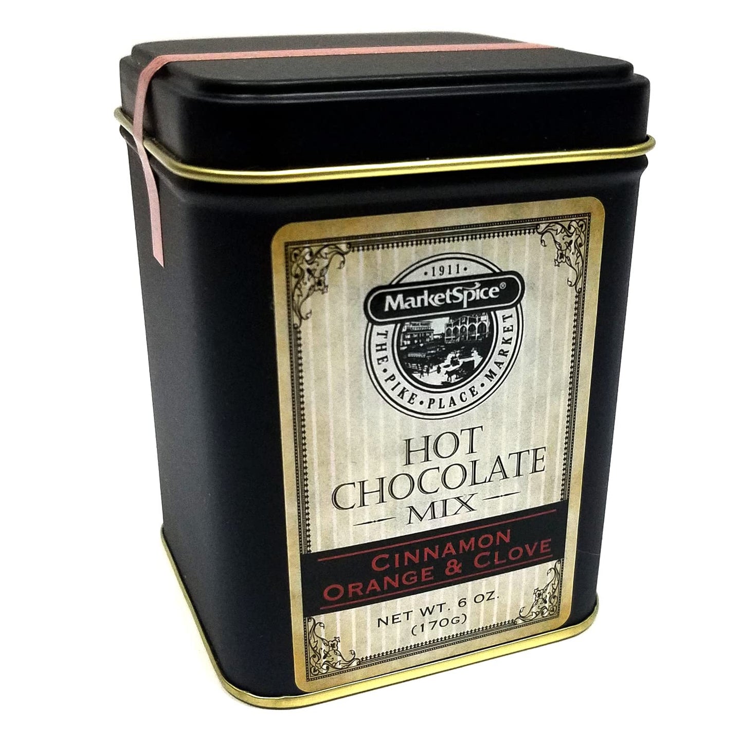 Market Spice Cinnamon Orange and Clove Hot Chocolate Mix in Tin Box