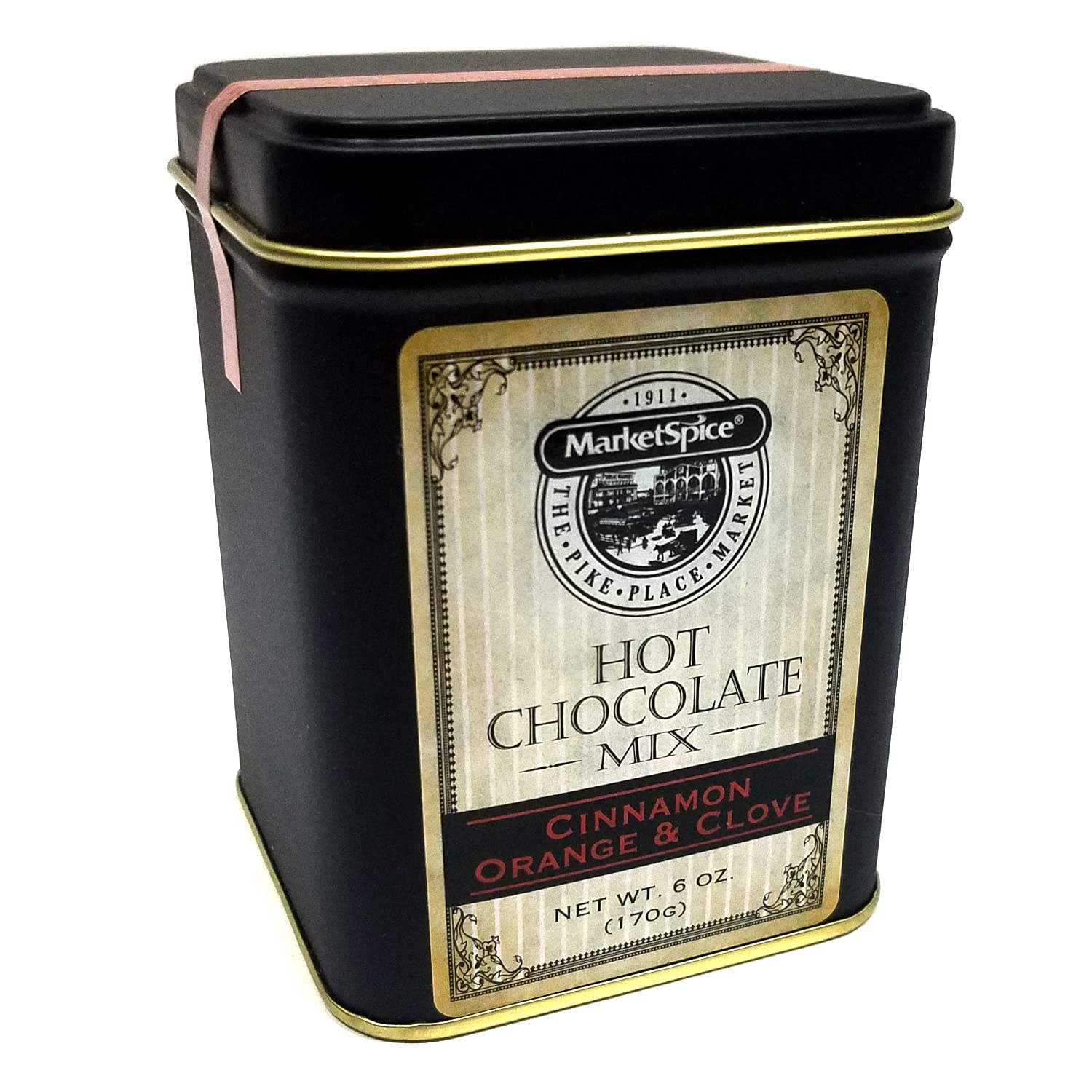 Market Spice Cinnamon Orange and Clove Hot Chocolate Mix in Tin Box