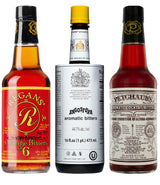 Bitters Triple Play XL Cocktail Bitters for Old Fashioned Cocktails Variety Pack-Angostura Aromatic 16oz, Peychauds Aromatic 10oz, Regans Orange No 6