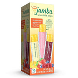 Jamba Smoothie Pops Variety Pack, 16 Count - 100% Fruit Juice Freezer Pops, No Added Sugar, or Colors, 4g Fiber per Serving - Mango-a-go-go