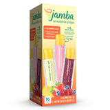 Jamba Smoothie Pops Variety Pack, 16 Count - 100% Fruit Juice Freezer Pops, No Added Sugar, or Colors, 4g Fiber per Serving - Mango-a-go-go