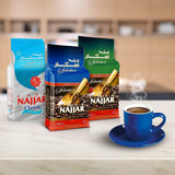 Café Najjar, Turkish Coffee with Cardamom, 200 Gr, 100% Arabica Coffee Beans, Ground Coffee, Dark Roast, Lebanese Coffee, Arabic Coffee, Coffee
