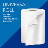 Scott Professional Essential Universal Hard Roll Paper Towels, Bulk (01040), Hardwound 1.5' Core, Absorbency Pockets, White (12 Rolls at 800' Each