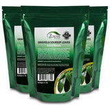 Zokiva Nutritionals - Soursop Leaves Hojas De Guanabana 1 oz x 3 Pack of Graviola Leaves for Tea - A Natural Caffeine - Free Bioavailable Superfood