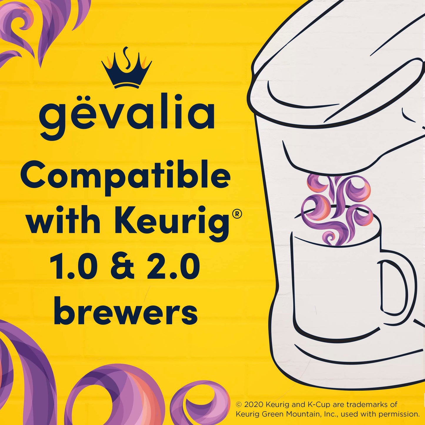 Gevalia Dark Royal Roast Dark Roast K?Cup Coffee Pods, 84 ct. Box