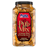 Utz Pub Mix, 42 Oz. Barrel, Savory Snack Mix with a Blend of Crunchy Flavors for a Tasty Party Snack, Resealable Container, Trans-Fat Free and Kosher