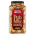 Utz Pub Mix, 42 Oz. Barrel, Savory Snack Mix with a Blend of Crunchy Flavors for a Tasty Party Snack, Resealable Container, Trans-Fat Free and Kosher