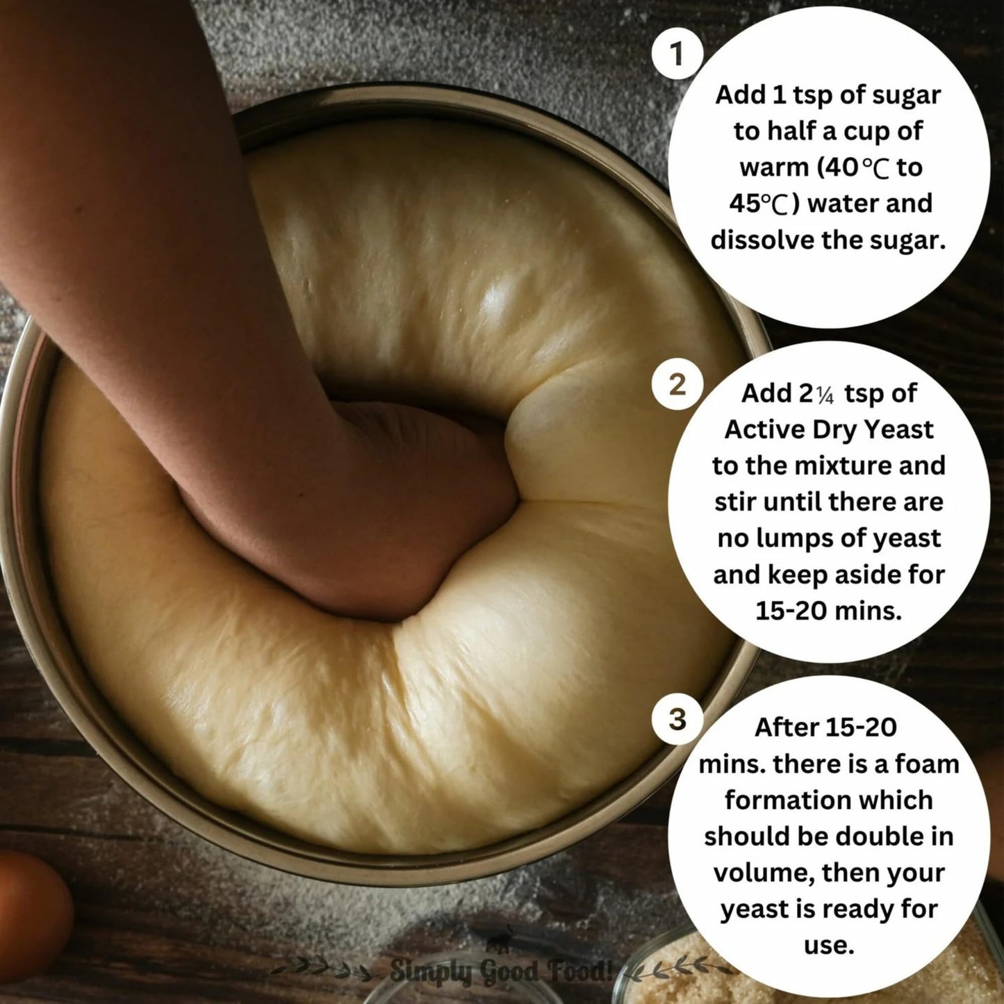 Urban Platter Active Dry Yeast | 3.53 Oz (100g) | Fast Rising Yeast for Baking Bread, Pizza, Cakes & Dough | Professional Grade & Gluten Free | No