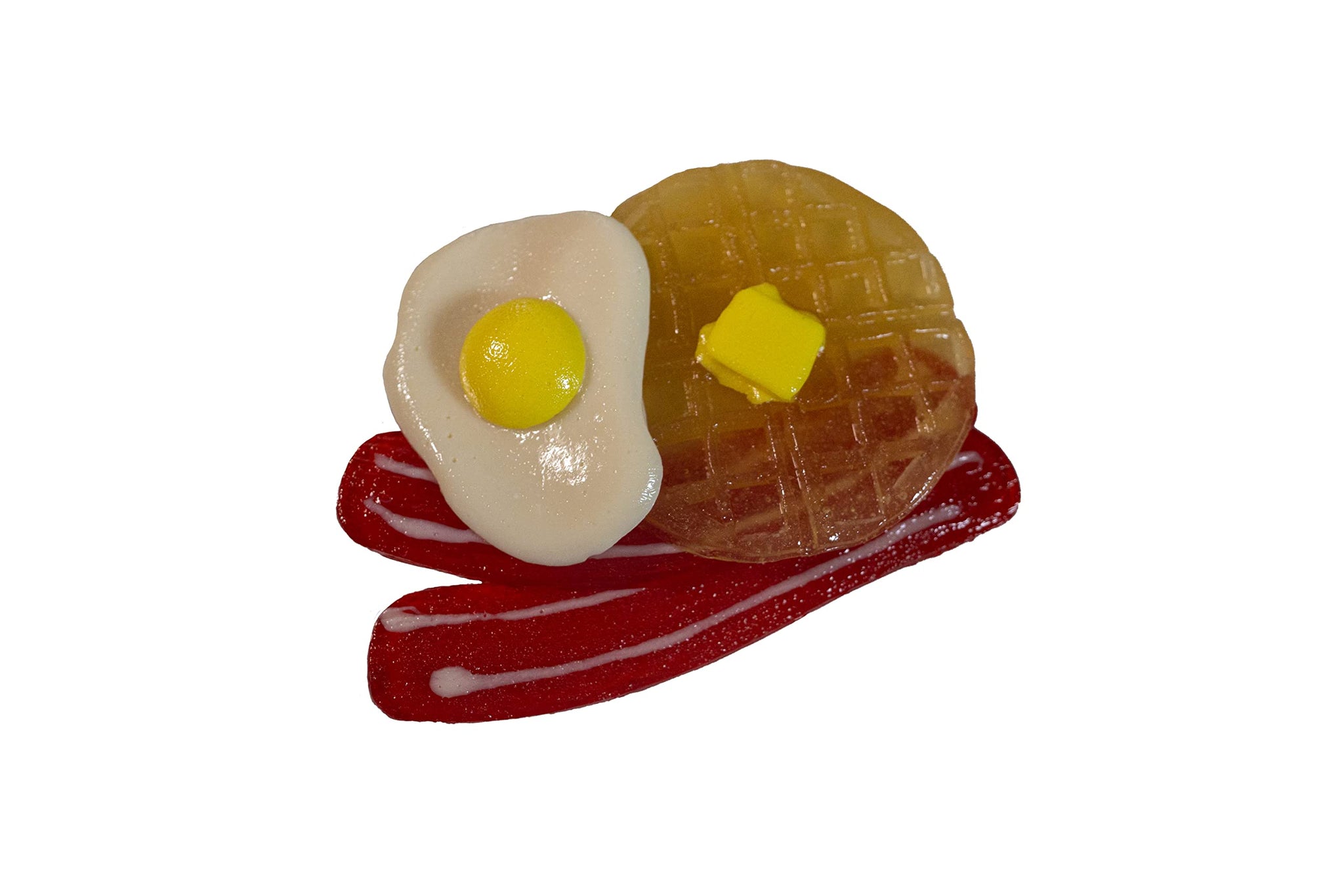 The Gummy Bear Guy | World Famous Gummy (TM) | Gummy Meal - Breakfast - 4 Pieces, Made in the USA - Cherry, Mango, Pineapple, Banana, Strawberry