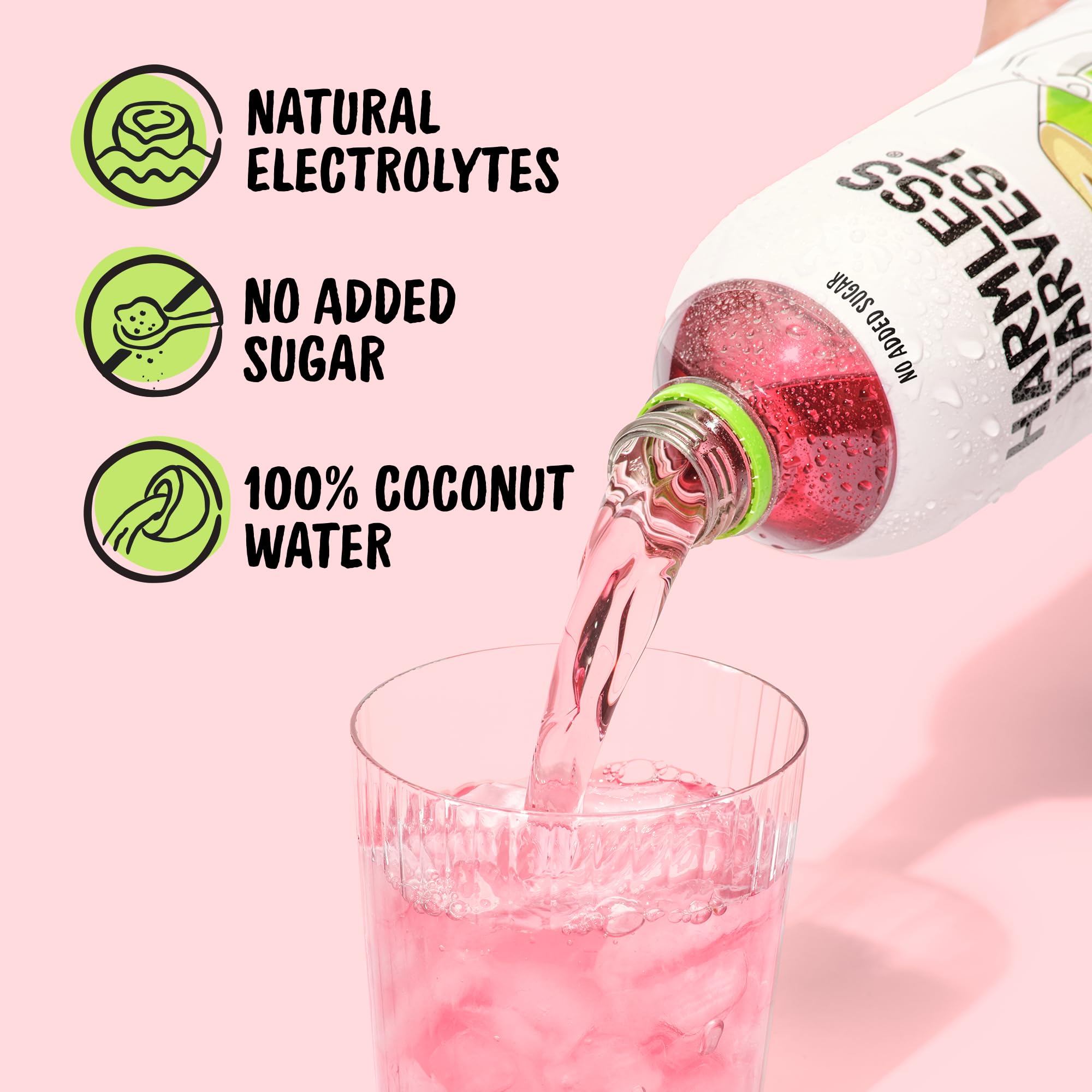 Harmless Harvest Organic Coconut Water 10 Fl Oz, 12 Pack - Original Coconut Water No Sugar Added, No Added Flavor Only Natural Electrolyte Hydration