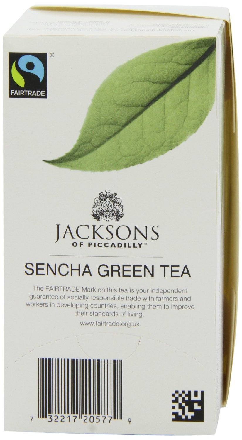 Jacksons Fairtrade Pure Chinese Sencha Green Tea (20)