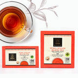 Ceylonzon Pure Ceylon Black Tea Classic Taste 50 Individually Foil-Wrapped Tea Bags, Premium BOPF SriLankan Tea with Rich Antioxidant, Perfect for Hot