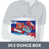 JOLLY RANCHER and TWIZZLERS Assorted Fruit Flavored Candy Bulk Box, 39.5 oz (18 Packs)