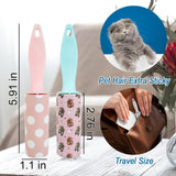 40 Pcs Mini Lint Roller, Lint Roller for Travel Size Sticky Removing Tool House Essentials for Pet Hair Removal Travel Clothes Gifts Bags Furniture