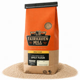 Fairhaven Mill Whole Grain Spelt Flour - USDA Organic Certified & Non-GMO - Nutty Flavor & High Absorption Rate for Artisan Breads, Pizza Crusts