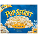 Pop Secret Microwave Popcorn, Butter, 6 Count (Pack of 6)