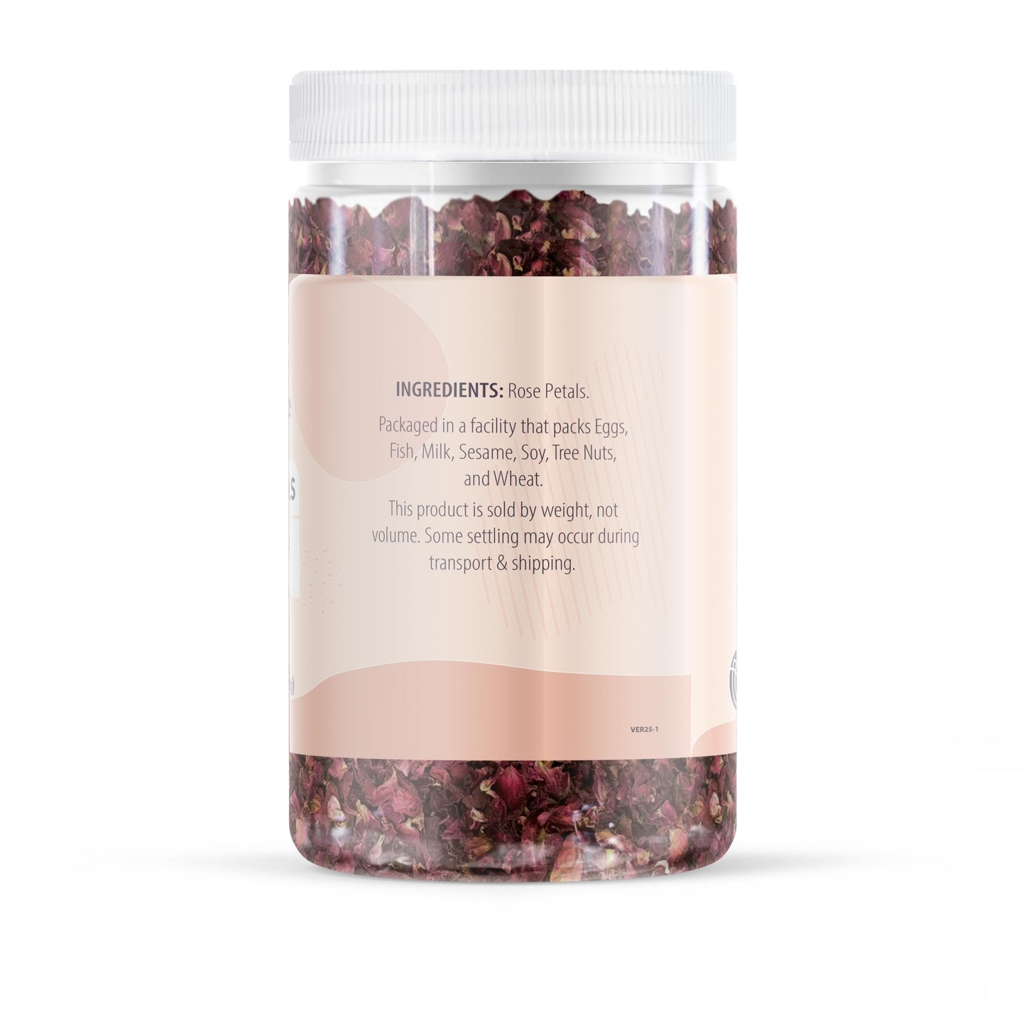 Like Mine Rose Petals, 2.4 oz, Natural Dried Petals, Edible, Rose Tea