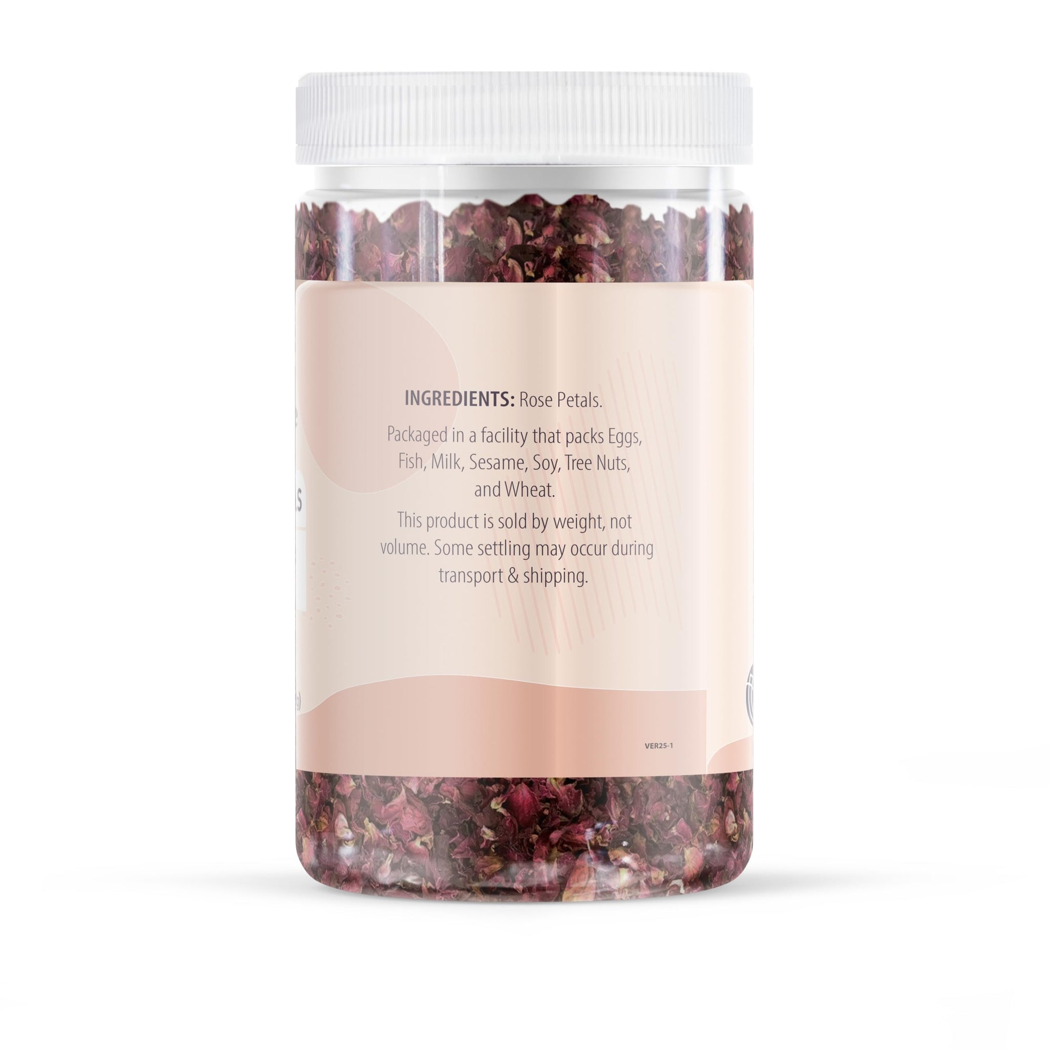 Like Mine Rose Petals, 2.4 oz, Natural Dried Petals, Edible, Rose Tea
