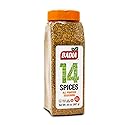 Badia 14 Spices Salt-Free All Purpose Seasoning, 20 oz - Savory Blend of Garlic, Onion, Herbs, Spices & Peppers