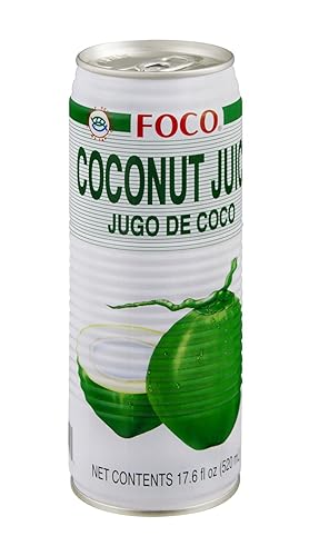 FOCO Coconut Juice, 17.60 Ounce (Pack of 24)