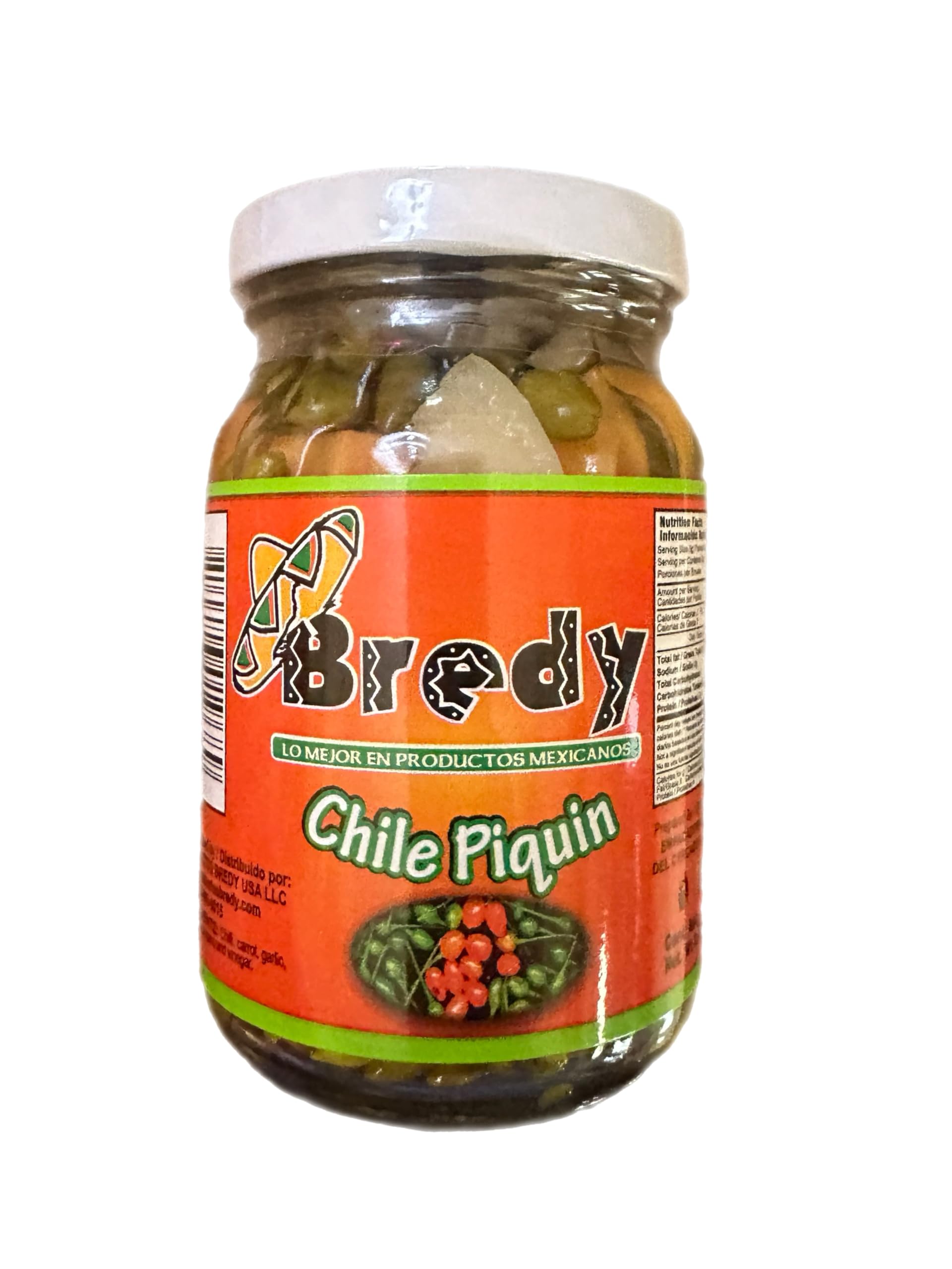 San Pedro Chile Piquin Del Monte En Escabeche Hot & Spicy Pepper From Mexico 2 Bottle Lot