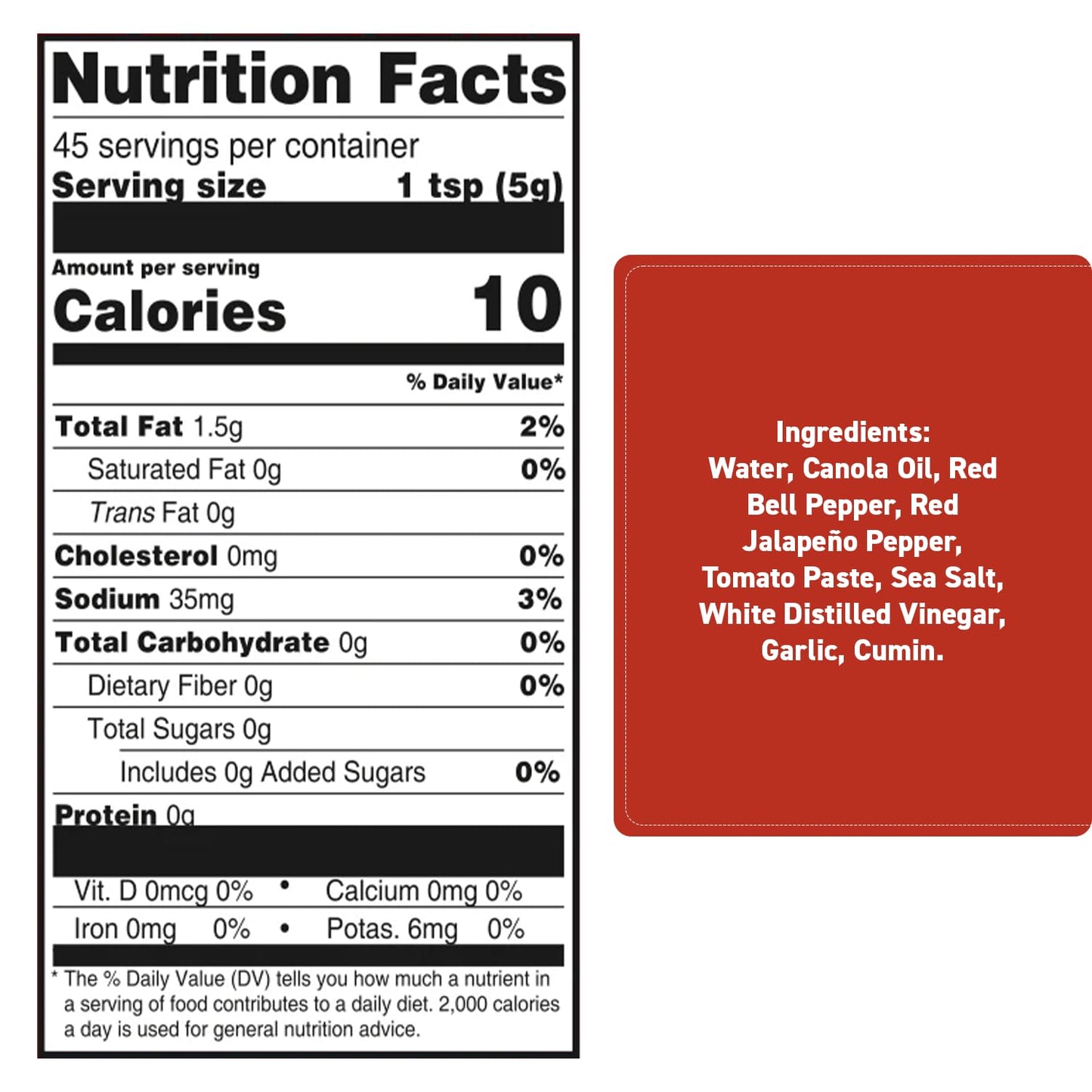 Dave's Gourmet Creamy Garlic Red Pepper Hot Sauce - Medium Heat - Perfect for Salads, Dipping, Tacos, Sandwiches & More - Vegan Sauce, Gluten-Free, No